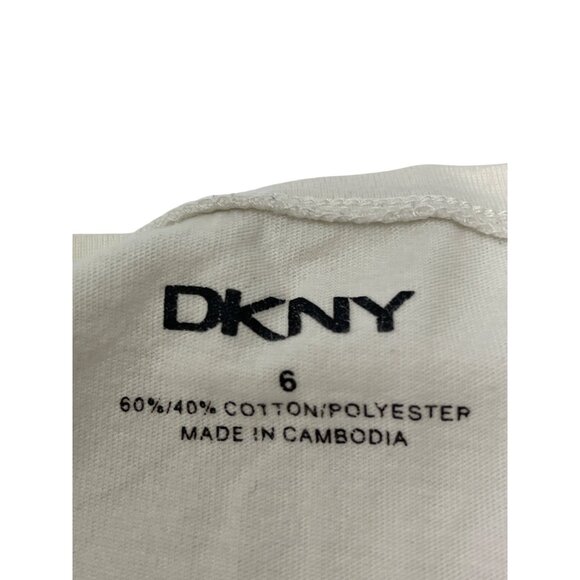 Carters & DKNY Girls Long-Sleeve Shirts Size 6 Cotton Blend Graphic Tops Set Of - Picture 5 of 11